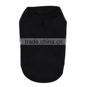 black dog tank top dog clothes wholesale for small dog