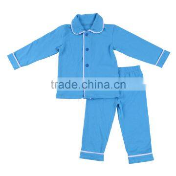 Newest ! 100% Cotton Solid Pajamas Knitted Baby Girl Clothes Kids Christmas Pajamas photo-6