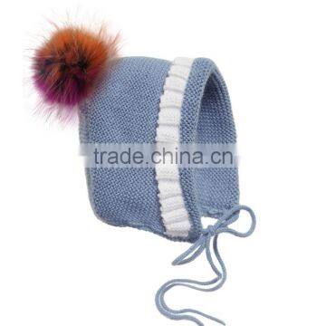 Myfur Customized Baby Bandanna Knitted Hat Wholesale