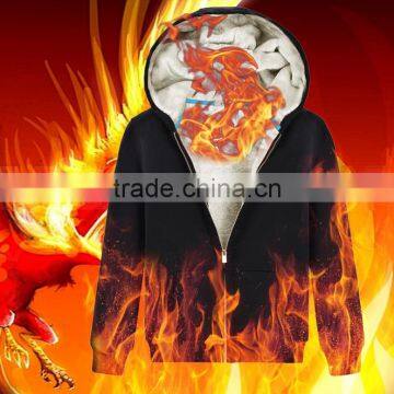 Custom fashion fleece hoodies in bulk