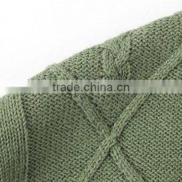 Men's Plain Kintting Pattern Argyle Sweater Vest With Custom photo-4