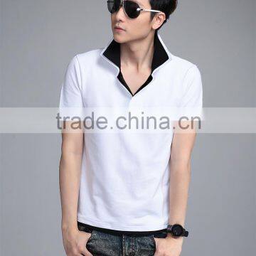 Summer Men Polo Shirt, 100%cotton Short Sleeves Polo Shirt photo-2