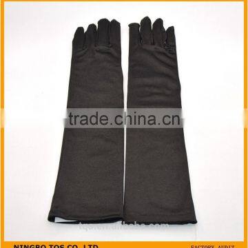 High Quality Black Ivory Fingerless Crochet Wedding Gloves