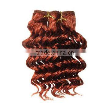 Remy hair brand loose deep wave curl human hair weft