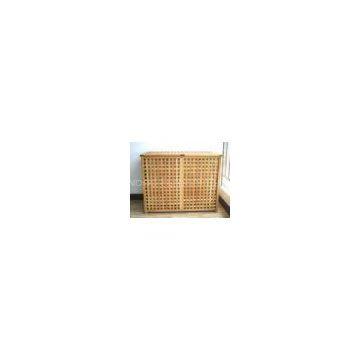 Durable Solid Wood Bathroom Furniture Portable Walnut Clothes Boxes