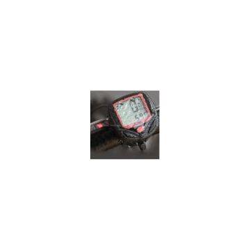 14 function black LCD waterproof bicycle computer odometer