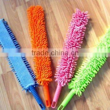 long hand microfiber flexible corner duster