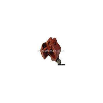 angle iron dimension, double clamp, scaffolding coupler, crossed fastener system