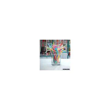 plastic artistic drinking straw