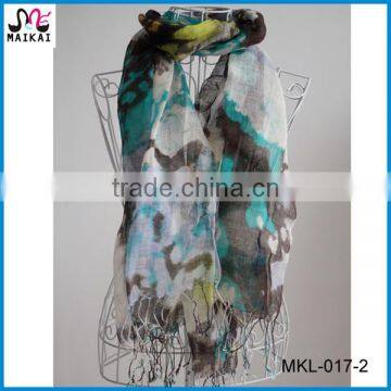 2015 new fashion linen cotton scarf and shawl wholesale