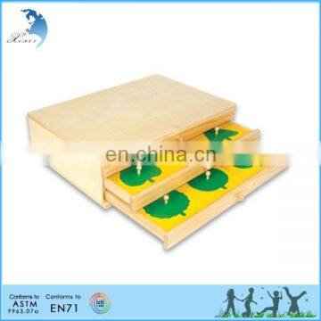 Leaf Cabinet Wooden Educational Montessori Teaching Aids For Children