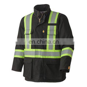 OEM Mens Reflective Blue Wear Rough Workwear Plus Size Coal Mine Work Jacket for Mining photo-6