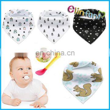 Infant Saliva Towel Baby Burp Bandana Bibs Cotton Soft Kids Toddler Triangle Scarf Bib Cool Accessories