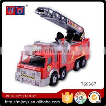 Electric fire car wtih light and music fire fighting truck power toys