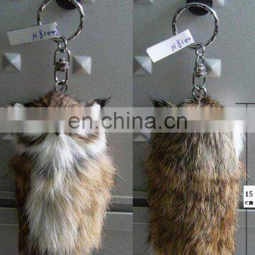 Lovely Owl Key Ring ! HandCraft of Rabbit Fur! BEST PRICE!