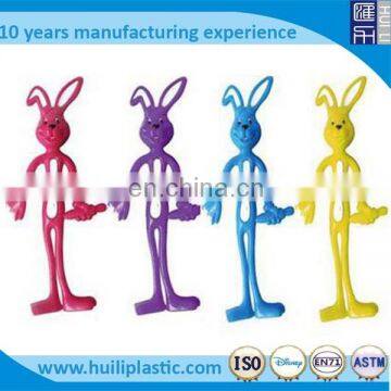 High quality Famous plastic toy with wire inside,Custom cartoon plastic toy figure ,Make your own mini plastic toy mold factory