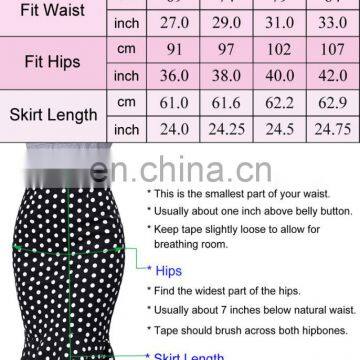 Kate Kasin Occident Women's Black High Stretchy Hips-Wrapped Split Short Pencil Skirt 20" KK000273-1 photo-6