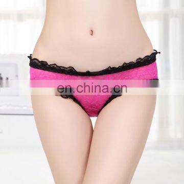 Popular sexy cross back women panty lace lingerie