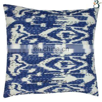 Wholesale Sofa Pillow Case Indian sofa cushion covers Handmade Embroided Ikat Print Home Decor Cushion