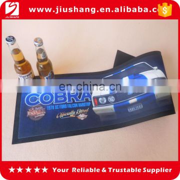 nitrile rubber non woven drip bar mat for bar using