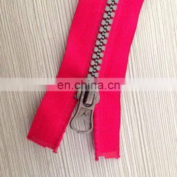 Open end #3 colored PVC stop zipper for pants