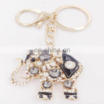 Lovely Elephant Shaped Metal Key Chain