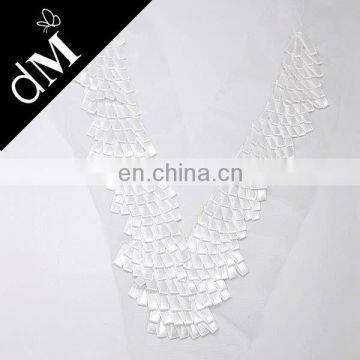 Classic white lace neck piece for women clothing NL-049