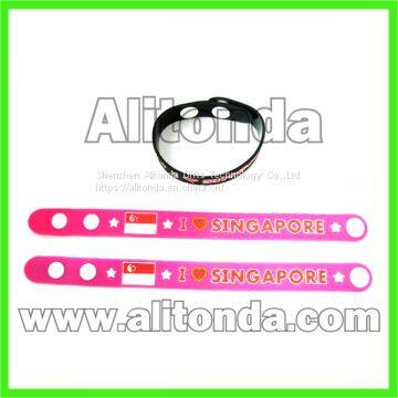 Custom Soft Silicone Wrist Band for Sports Club School photo-5