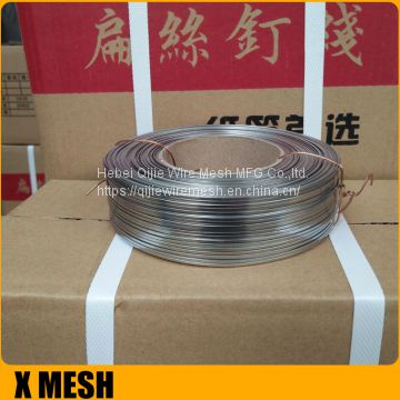 2mmx0.65mm galvanized flat wire