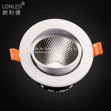 Recessed LED COB Spotlight Aluminum Case White/Silver Die Casting photo-4