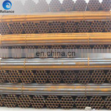 Beveled welded carbon steel pipe tube