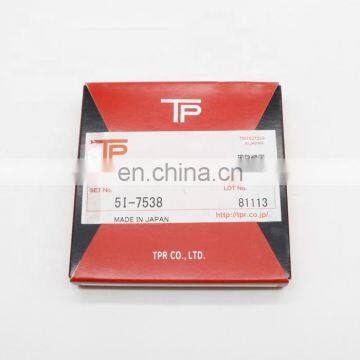 GENUINE PISTON RING FOR S6KT EXCAVATOR ENGINE 5I-7538-00/5I-7538 photo-2