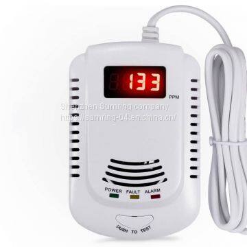 4 in 1 carbon monoxide and gas detector lpg/natural gas alarm with CO sensor