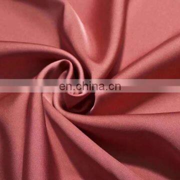 Customized Color Shiny Woven Polyester 50D Satin Chiffon Fabric for High Quality Dress photo-3