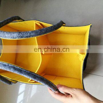 High Quality Baby Nursery Storage Bin Felt Diaper Caddy With Many Colors photo-5