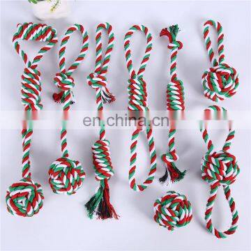 Christmas Gift Interactive Pet Dog Toys Set Wholesale Dog Toy Christmas Rope photo-6