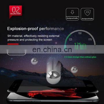 Golden SKY For IPhone X Cold Carved Tempered Film 6D Full Cover 8/7plus HD 9H Mobile Phone Protective Film Screen Protector photo-7