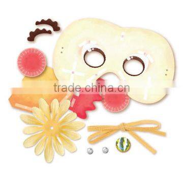 Kids Toy Party Paper Craft Make Your Own DIY Rooster Hen Animal Paper Mask photo-3