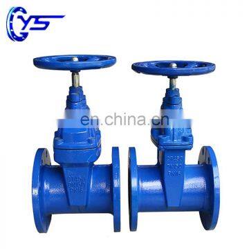 GGG40 Ductile Iron body Non Rising Stem Rubber Disc Water Gate Valve