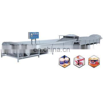 Automatic bottled milk juice pasteurization line with cooling machine