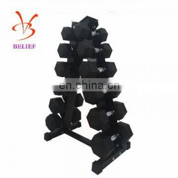 Home Commercial Fitness Equipment Steel Dummbell Storage Display Rack photo-4