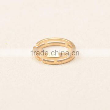 Gold Finger Ring Hot Selling Ladies Finger Double v Design Finger Ring photo-5