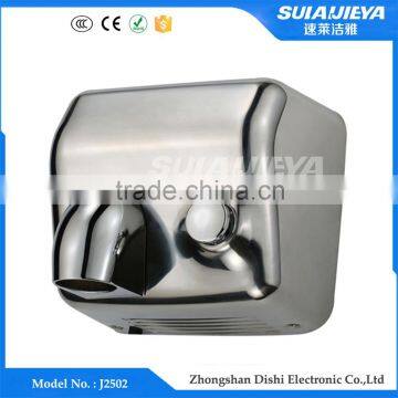 Stainless Steel Automatic Sensor Fast Dry High Speed Hand Dryer for Washroom photo-3