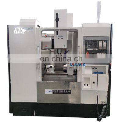 High precision 3 axis 4 axes VMC 650 VMC850 GSK FANUC control cnc vertical milling machine centre machining center