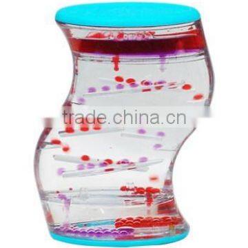 Wholesale Promotional Liquid Hourglass, Unique Design Acrylic Oil Timer