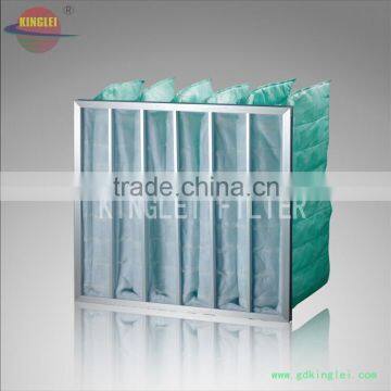 Synthetic fiber nonwoven fiber pocket filter bag filter