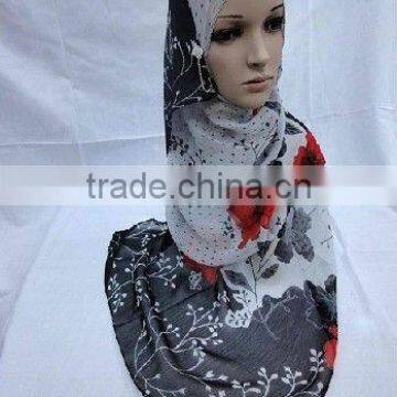 S338 Popular high quality muslim long scarf 2011