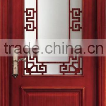 dxd brand Wooden Glass Door with Elegant Design