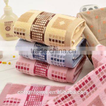 pure cotton yarn dyed Sexy jacquard face towel