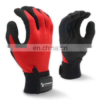 High ductility anti slip winter mechanic work custom gloves with logo